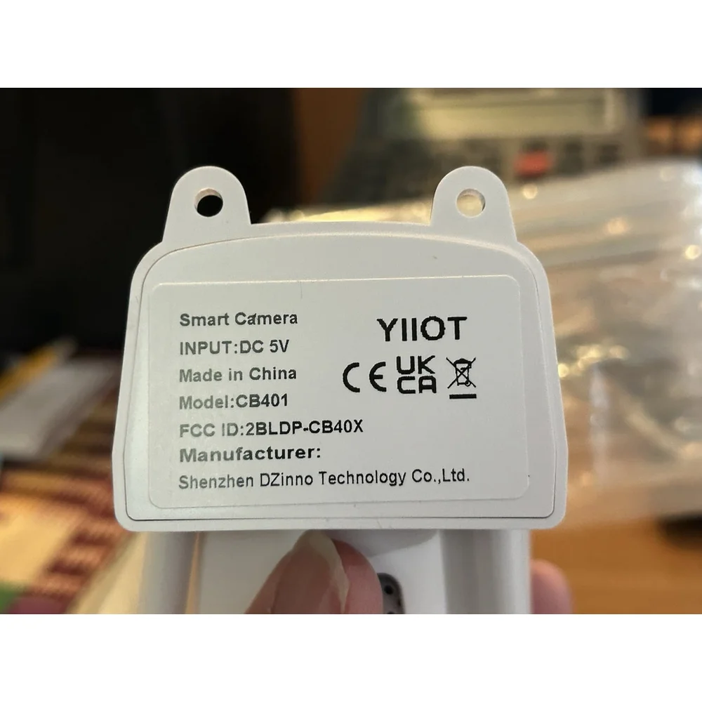 Yiiot Wireless Network Camera Model CB401 White Monitor Your Home, Pets etc.